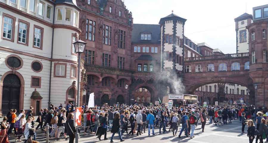 Foto vom Demo Umzug Global Marijuana March in Frankfurt am Main